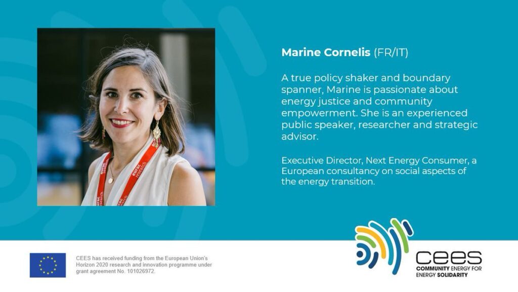 Marine Cornelis advisory board member of CEES