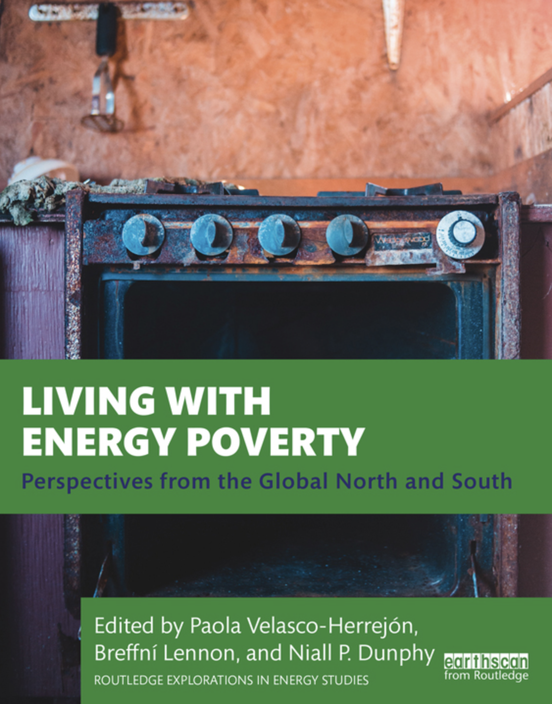 Book cover: Living with energy poverty, perspectives from the global north and south